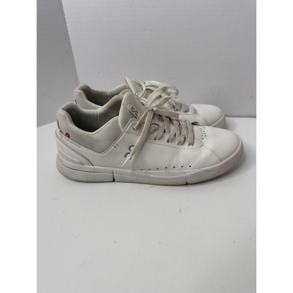 On The Roger Shoes Mens Size 12 White Cloudtec Low Top Tennis Sneakers Athletic